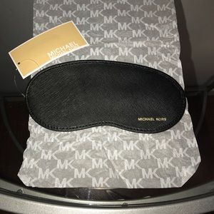 Michael Kors Leather Travel Eye Mask
